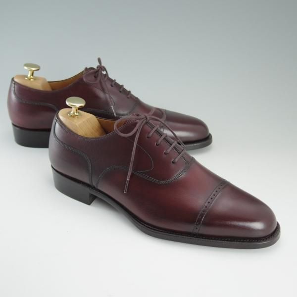 新品★OTSUKA M-5/オーツカエムファイブ 24.5EE【完全受注生産品★M-5 230/B-815ラスト】パンチドキャップトゥ/赤茶/メンズ★d846