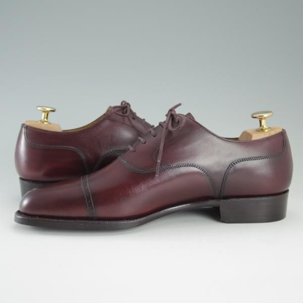 新品★OTSUKA M-5/オーツカエムファイブ 24.5EE【完全受注生産品★M-5 230/B-815ラスト】パンチドキャップトゥ/赤茶/メンズ★d846