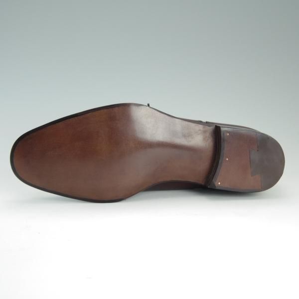 新品★OTSUKA M-5/オーツカエムファイブ 24.5EE【完全受注生産品★M-5 230/B-815ラスト】パンチドキャップトゥ/赤茶/メンズ★d846