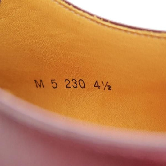 新品★OTSUKA M-5/オーツカエムファイブ 24.5EE【完全受注生産品★M-5 230/B-815ラスト】パンチドキャップトゥ/赤茶/メンズ★d846