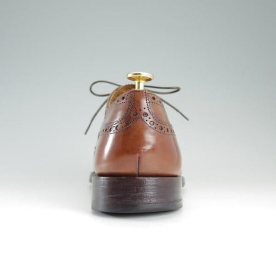 ★チャーチ 75F/UK7.5【定番★チェットウィンド/CHETWYND】173ラスト/5都市ロゴ/フルブローグ/ネバダカーフ/茶/メンズ/Church's★d847