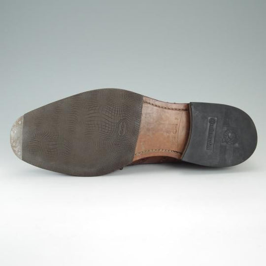 ★チャーチ 75F/UK7.5【定番★チェットウィンド/CHETWYND】173ラスト/5都市ロゴ/フルブローグ/ネバダカーフ/茶/メンズ/Church's★d847