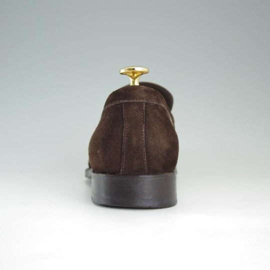 極上★(伊)サントーニ SIZE 5【上級★グッドイヤーウェルテッド製法/BEAMS F別注】ローファー/スエード/メンズ/ビームス/Santoni★d849