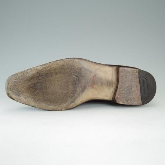 極上★(伊)サントーニ SIZE 5【上級★グッドイヤーウェルテッド製法/BEAMS F別注】ローファー/スエード/メンズ/ビームス/Santoni★d849