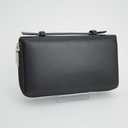 極上★ダンヒル/dunhill【定価10万円前後★オーガナイザー/トラベルウォレット】レザー/黒/メンズ/長財布/クラッチバッグ★N53d853