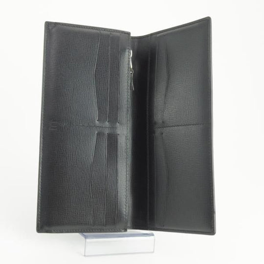 極上★ダンヒル/dunhill【定価5万円程度★長財布/ロングウォレット】レザー/黒/メンズ/財布★d854
