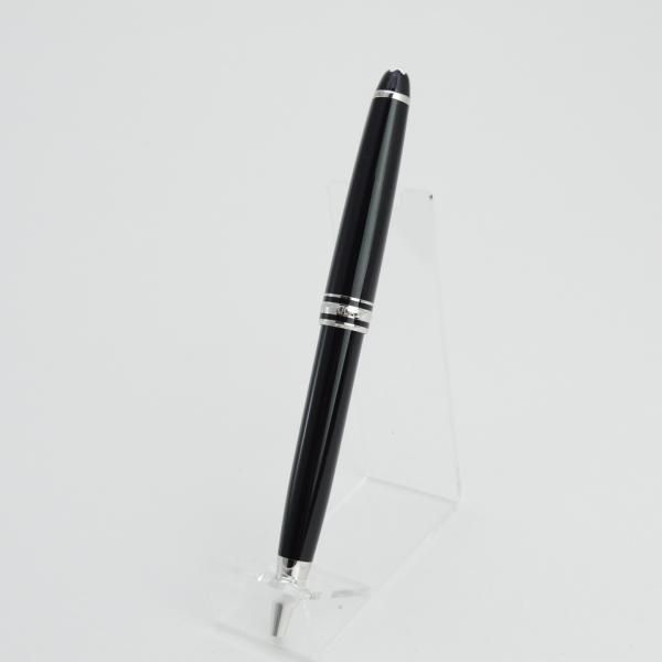 極美品★(独)モンブラン/MONTBLANC【定価￥49,680-★マイスターシュテュック/ボールペン】プラチナ/黒クラシックボールペン★d856