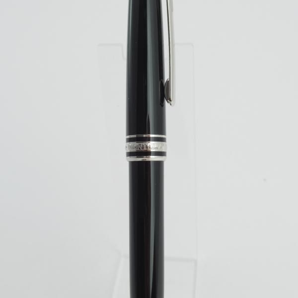 極美品★(独)モンブラン/MONTBLANC【定価￥49,680-★マイスターシュテュック/ボールペン】プラチナ/黒クラシックボールペン★d856
