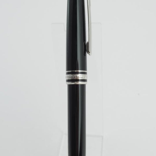 極美品★(独)モンブラン/MONTBLANC【定価￥49,680-★マイスターシュテュック/ボールペン】プラチナ/黒クラシックボールペン★d856