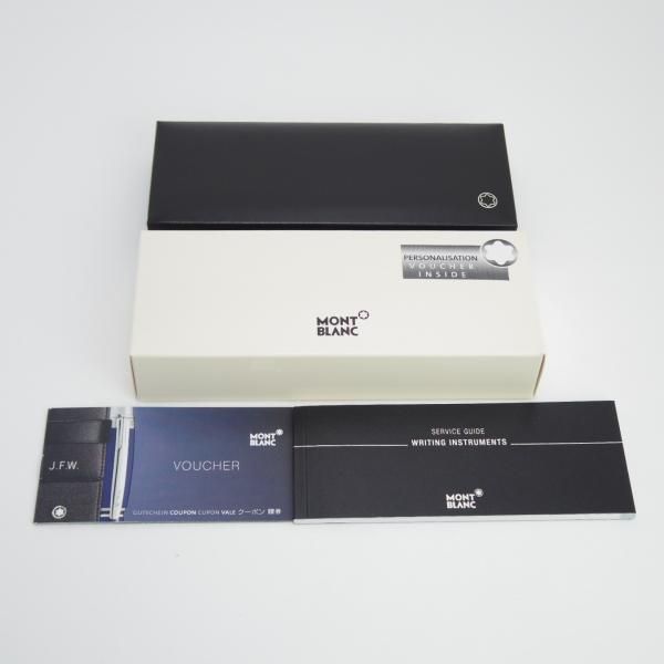 極美品★(独)モンブラン/MONTBLANC【定価￥49,680-★マイスターシュテュック/ボールペン】プラチナ/黒クラシックボールペン★d856