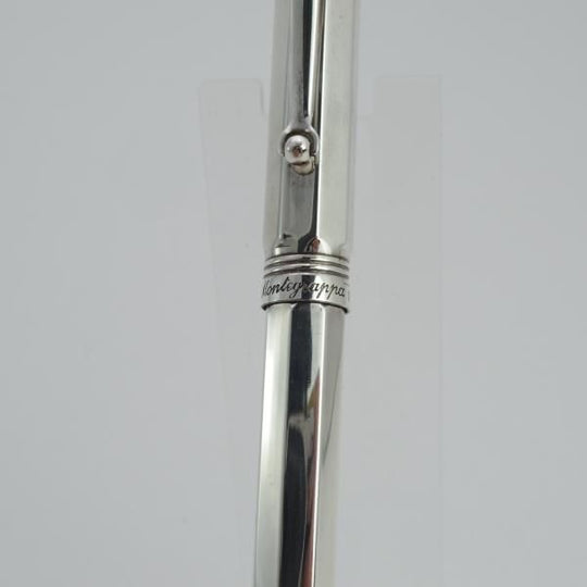 極上★(伊)モンテグラッパ/Montegrappa【貴重★シルバー925/ボールペン】スターリングシルバー★d857