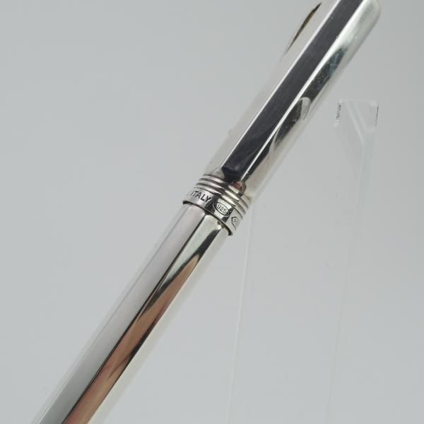 極上★(伊)モンテグラッパ/Montegrappa【貴重★シルバー925/ボールペン】スターリングシルバー★d857