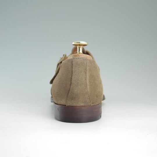 極上★クロケット&ジョーンズ 8E【貴重★FIHSERMAN/フィッシャーマン】グルカサンダル/スエード/薄茶/メンズ/Crockett&Jones★d859