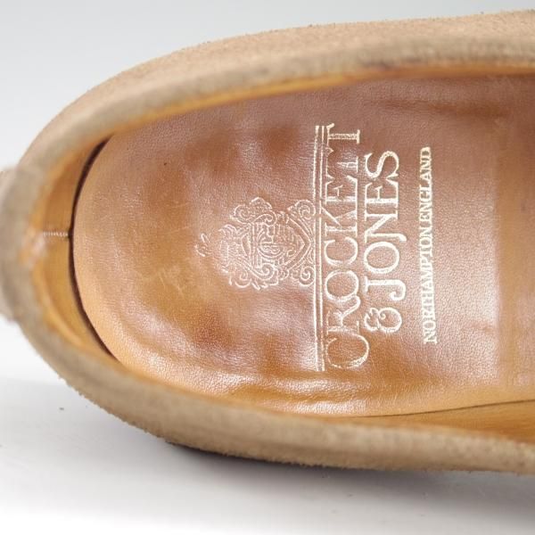 極上★クロケット&ジョーンズ 8E【貴重★FIHSERMAN/フィッシャーマン】グルカサンダル/スエード/薄茶/メンズ/Crockett&Jones★d859