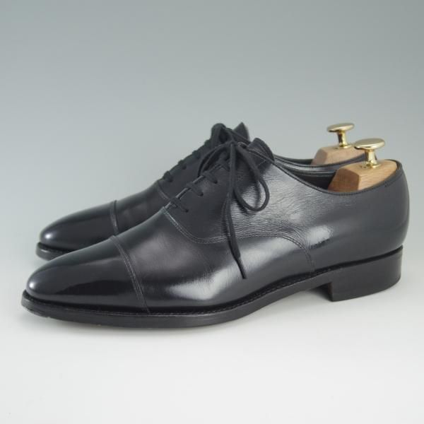 極上★(浅草)RENDO/レンド SIZE 6.5【定価￥48,600-★ストレートチップ/7701/R770ラスト】カーフ/黒/メンズ★d861