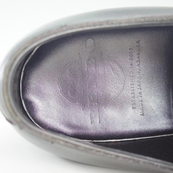 極上★(浅草)RENDO/レンド SIZE 6.5【定価￥48,600-★ストレートチップ/7701/R770ラスト】カーフ/黒/メンズ★d861