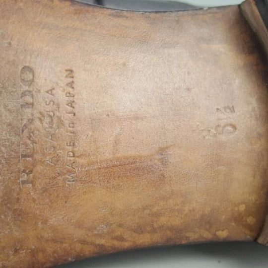 極上★(浅草)RENDO/レンド SIZE 6.5【定価￥48,600-★ストレートチップ/7701/R770ラスト】カーフ/黒/メンズ★d861