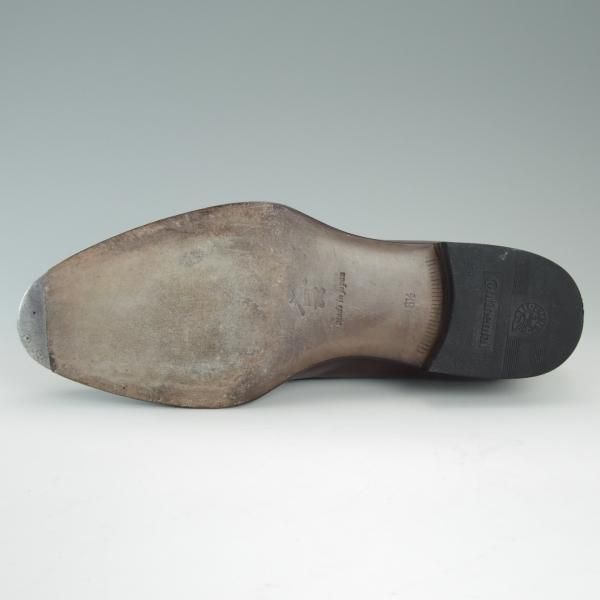 美品★三陽山長 SIZE 6.5【定価￥73,440-★鹿三郎/ROKUSABURO】R2010ラスト/タッセルローファー/カーフ/濃茶/メンズ/SanyoYamacho★d862