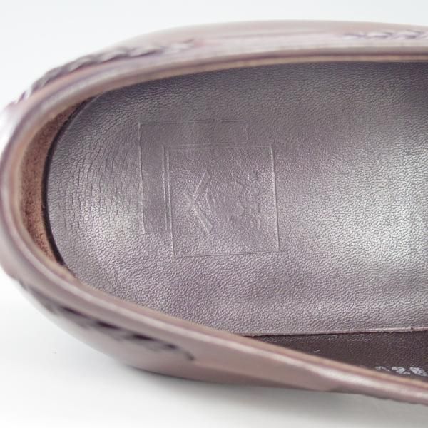 美品★三陽山長 SIZE 6.5【定価￥73,440-★鹿三郎/ROKUSABURO】R2010ラスト/タッセルローファー/カーフ/濃茶/メンズ/SanyoYamacho★d862