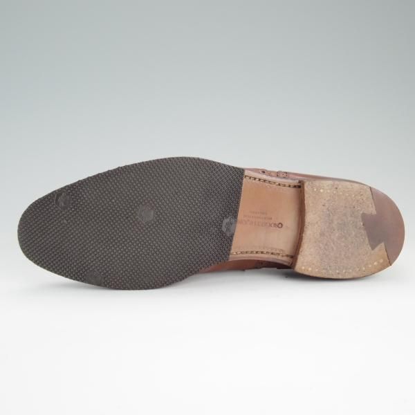 美品★クロケット&ジョーンズ 6E【SHIPS別注★WESTMINSTER/セミブローグ】/カーフ/茶/メンズ/シューズ/シップス/Crockett&Jones★d866