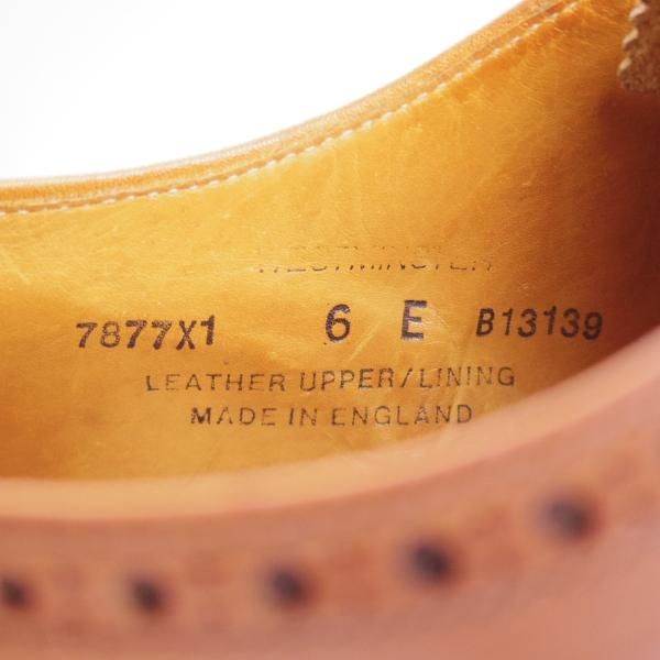 美品☆クロケット&ジョーンズ 6E【SHIPS別注☆WESTMINSTER