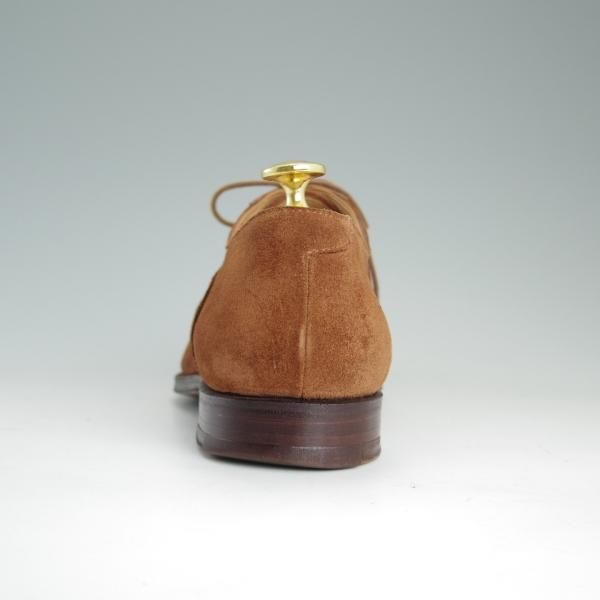 極上★クロケット&ジョーンズ 6E【★ドーバー/DOVER/348ラスト】オックスフォード/スエード/茶/メンズ/Crockett&Jones★d867