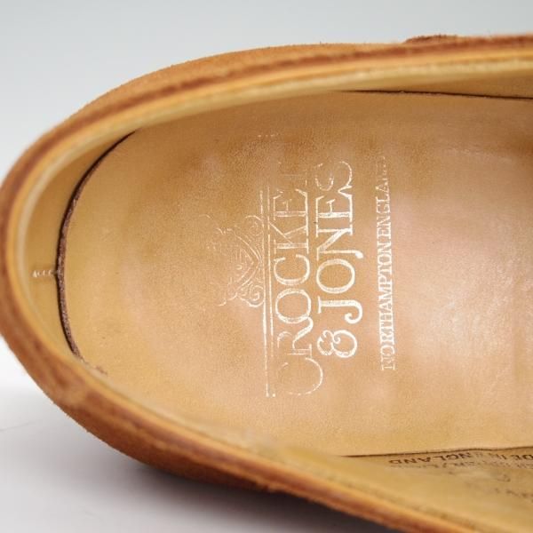 極上★クロケット&ジョーンズ 6E【★ドーバー/DOVER/348ラスト】オックスフォード/スエード/茶/メンズ/Crockett&Jones★d867