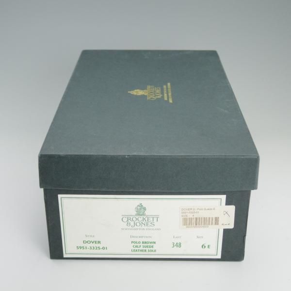 極上★クロケット&ジョーンズ 6E【★ドーバー/DOVER/348ラスト】オックスフォード/スエード/茶/メンズ/Crockett&Jones★d867