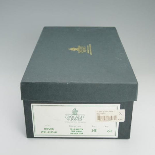 極上★クロケット&ジョーンズ 6E【★ドーバー/DOVER/348ラスト】オックスフォード/スエード/茶/メンズ/Crockett&Jones★d867