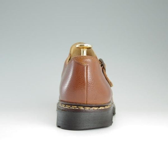 美品★パラブーツ SIZE 8【★グレインレザー/WILLIAM/ウィリアム】マルシェソール/ダブルモンク/コニャック/茶/メンズ/Paraboot★d874