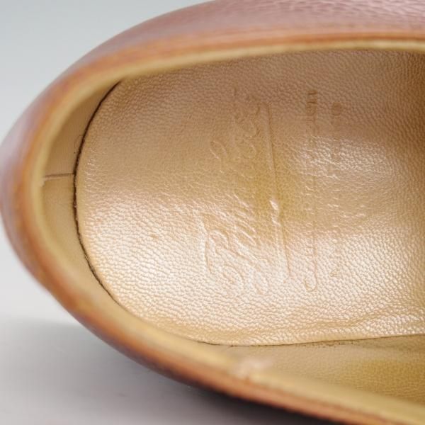 美品★パラブーツ SIZE 8【★グレインレザー/WILLIAM/ウィリアム】マルシェソール/ダブルモンク/コニャック/茶/メンズ/Paraboot★d874