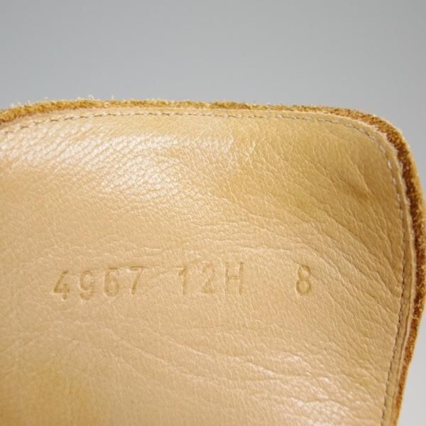 美品★パラブーツ SIZE 8【★グレインレザー/WILLIAM/ウィリアム】マルシェソール/ダブルモンク/コニャック/茶/メンズ/Paraboot★d874