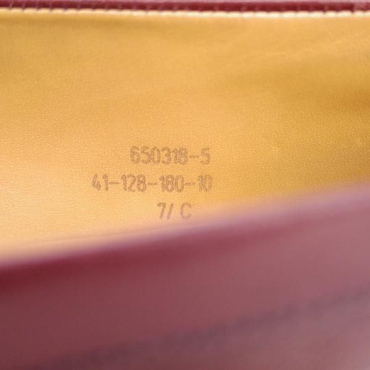 極美品★J.M.ウェストン 7.5C【定価￥108,000-★コインローファー/180】41ラスト/カーフ/バーガンディー/赤茶/Weston/ウエストン★d875