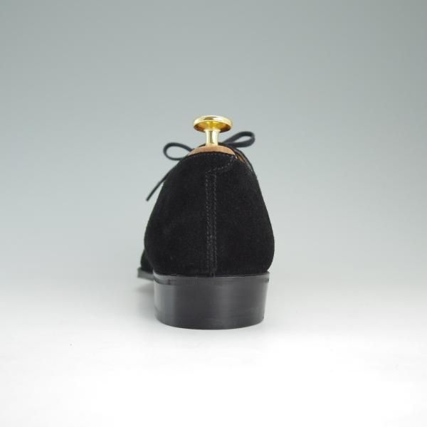 未使用★Oriental/オリエンタル SIZE 5.5【定価￥59,400-★ベベルドグッドイヤー/プレーントゥ】スエード/黒/メンズ★d876