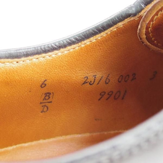 美品★オールデン 6D【定価￥136,080-★コードバン仕様/9901】バリーラスト/プレーントゥ/黒/メンズ/Alden★d881