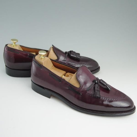 極美品★オールデン10.5C【定価￥133,920-★コードバン仕様/563】アバディーンラスト/タッセルローファー/赤茶/メンズ/Alden★d882