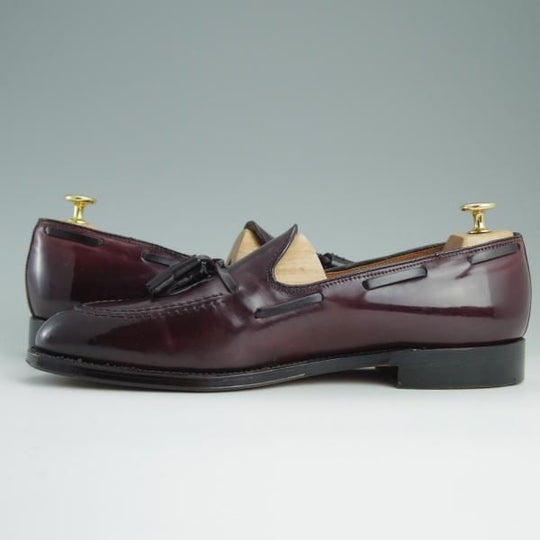 極美品★オールデン10.5C【定価￥133,920-★コードバン仕様/563】アバディーンラスト/タッセルローファー/赤茶/メンズ/Alden★d882
