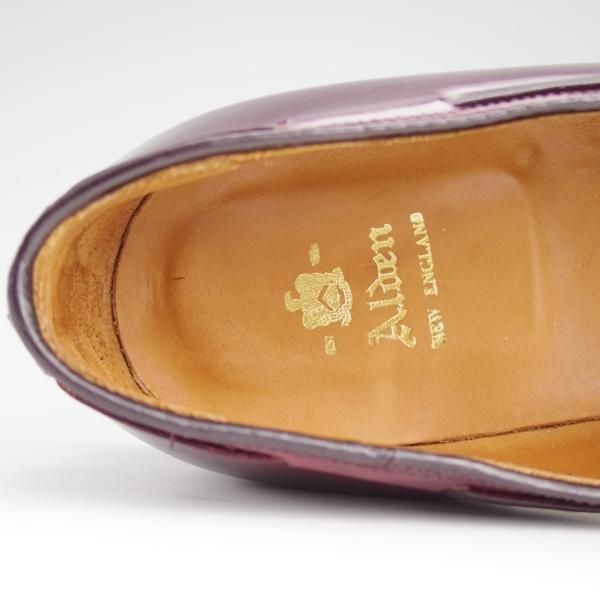 極美品★オールデン10.5C【定価￥133,920-★コードバン仕様/563】アバディーンラスト/タッセルローファー/赤茶/メンズ/Alden★d882
