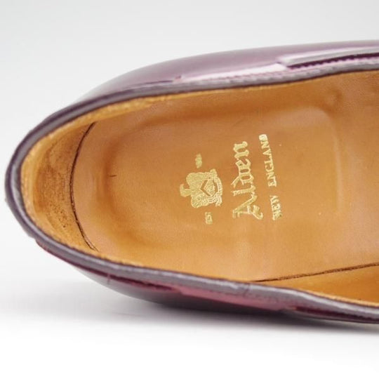 極美品★オールデン10.5C【定価￥133,920-★コードバン仕様/563】アバディーンラスト/タッセルローファー/赤茶/メンズ/Alden★d882