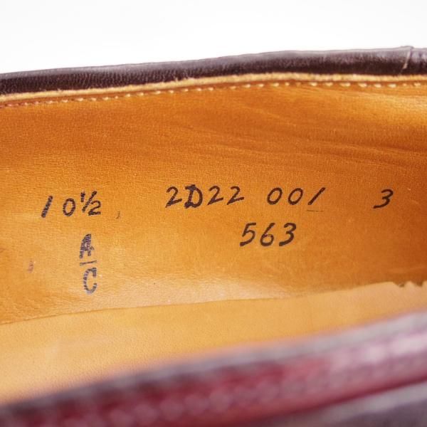極美品★オールデン10.5C【定価￥133,920-★コードバン仕様/563】アバディーンラスト/タッセルローファー/赤茶/メンズ/Alden★d882