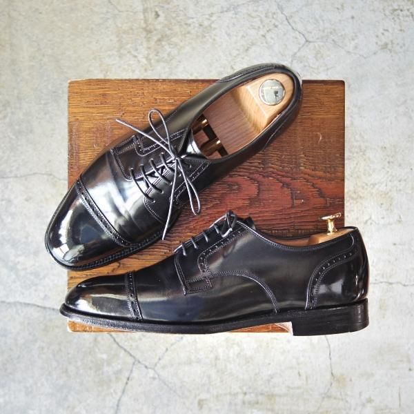 極上★チャーチ 70F/UK7【旧チャーチ★ブックバインダーカーフ/73ラスト】4都市ロゴ/クォーターブローグ/メンズ/Church's★d884