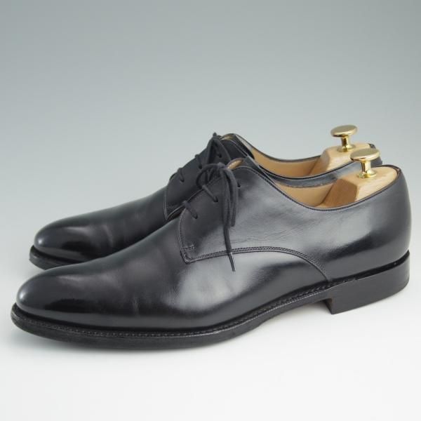 極上★チャーチ 75F/UK7.5【現行ロゴ★オスロ/OSLO/136ラスト】5都市ロゴ/ブレーントゥ/カーフ/黒/メンズ/Church's★d885