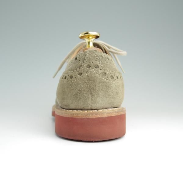 極美品★チャーチ 50G/UK5【バーウッドのカジュアル仕様モデル★DOWNTON】81ラスト/フルブローグ/スエード/薄茶/メンズ/Church's★d886