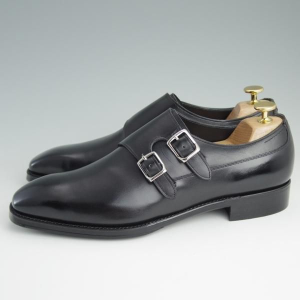 極美品★Soffice&Solid/トレーディングポスト取扱 SIZE 7.5【★ダブルモンク/S803/S66-Eラスト】ソフィス&ソリッド/ユニオンロイヤル★d890