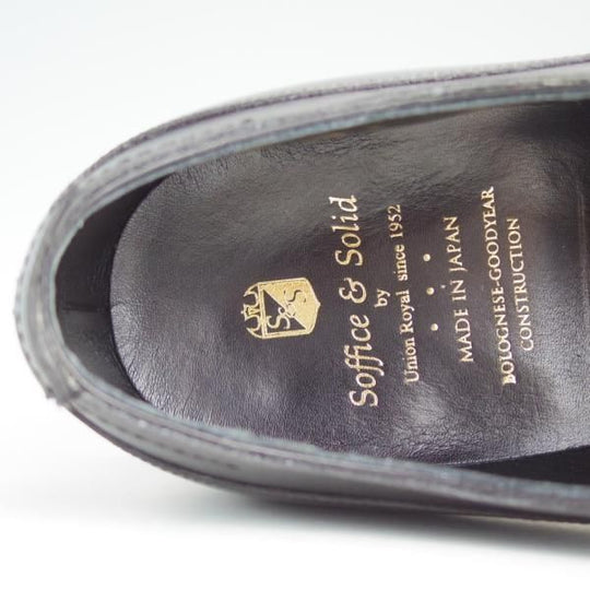 極美品★Soffice&Solid/トレーディングポスト取扱 SIZE 7.5【★ダブルモンク/S803/S66-Eラスト】ソフィス&ソリッド/ユニオンロイヤル★d890