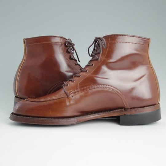 美品★Makers/メイカーズ SIZE 6【定価￥113,400-★茶系コードバン仕様/#4】ホーウィン社/Uチップ/ブルーチャーブーツ/メンズ★d898