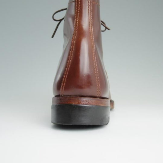 美品★Makers/メイカーズ SIZE 6【定価￥113,400-★茶系コードバン仕様/#4】ホーウィン社/Uチップ/ブルーチャーブーツ/メンズ★d898