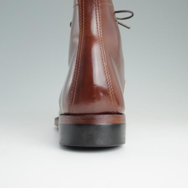 美品★Makers/メイカーズ SIZE 6【定価￥113,400-★茶系コードバン仕様/#4】ホーウィン社/Uチップ/ブルーチャーブーツ/メンズ★d898