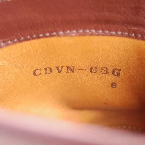 美品★Makers/メイカーズ SIZE 6【定価￥113,400-★茶系コードバン仕様/#4】ホーウィン社/Uチップ/ブルーチャーブーツ/メンズ★d898