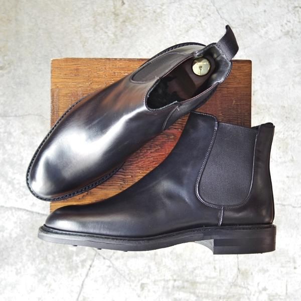 CHEANEY/チーニー 革靴 8F ブラック 黒 ブラック 極上☆(英)チーニー UK7.5F【☆ユナイテッドアローズ別注